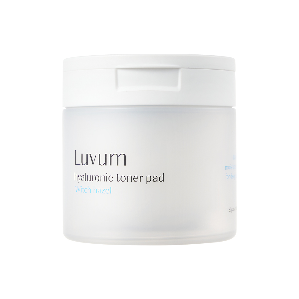 【LUVUM】Hyaluronic Toner Pad Witch Hazel 60pcs