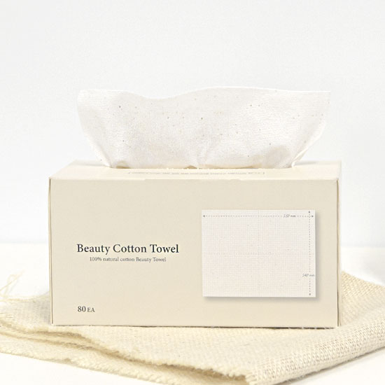【D.RECIPE】Beauty Cotton Towel 80ea